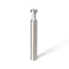 Outwater Round Standoffs, 3 in Bd L, Stainless Steel Brushed, 1/2 in OD 3P1.56.00038